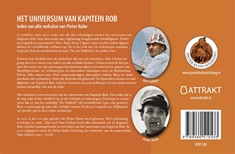 Achterkant van Het universum van kapitein Rob