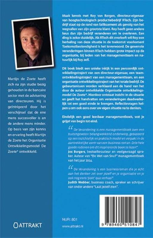 Achterkant van De verandering