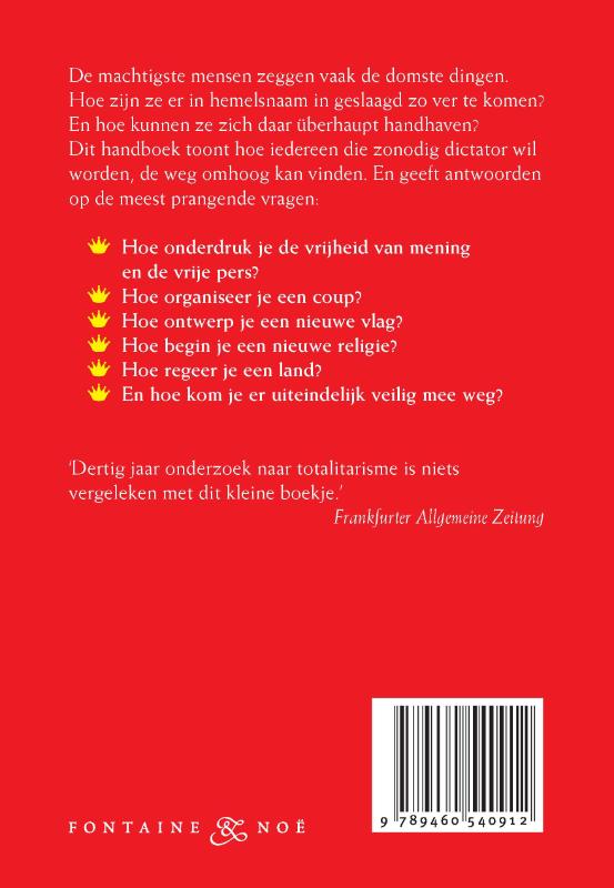 Achterkant van Dictator voor beginners