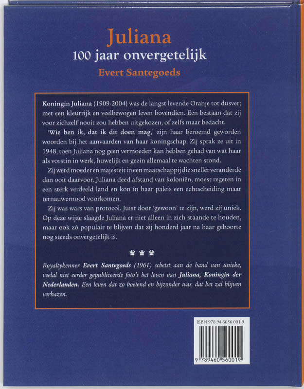 Achterkant van Juliana