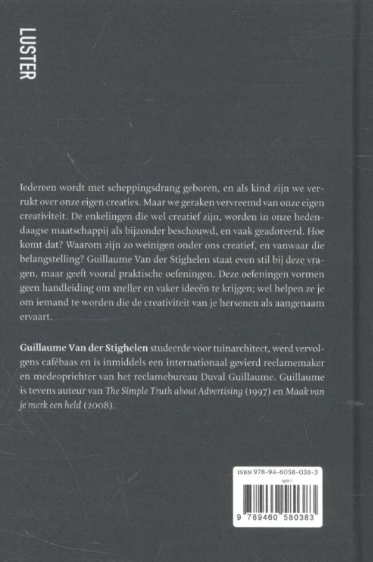 Achterkant van CREATIVITEIT