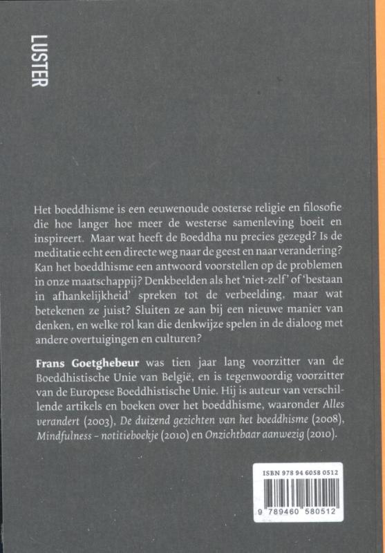 Achterkant van Boeddhisme