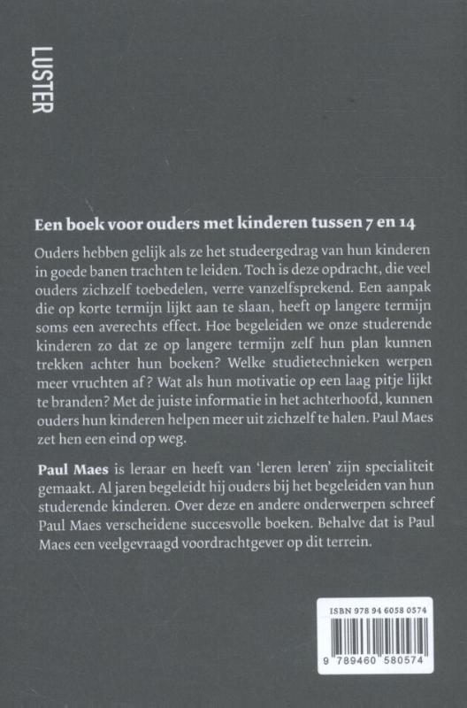 Achterkant van Leren leren