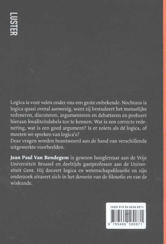 Achterkant van Logica