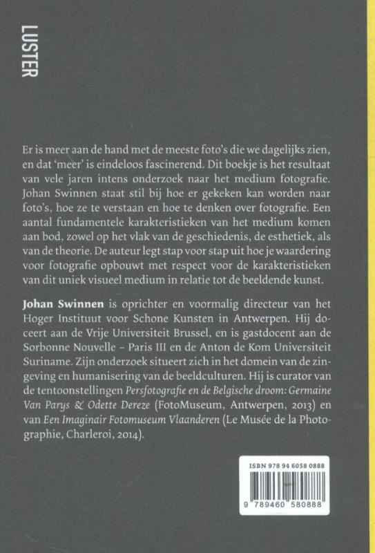 Achterkant van Fotografie