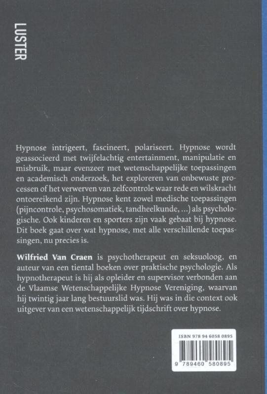 Achterkant van Wetenschappelijke hypnose