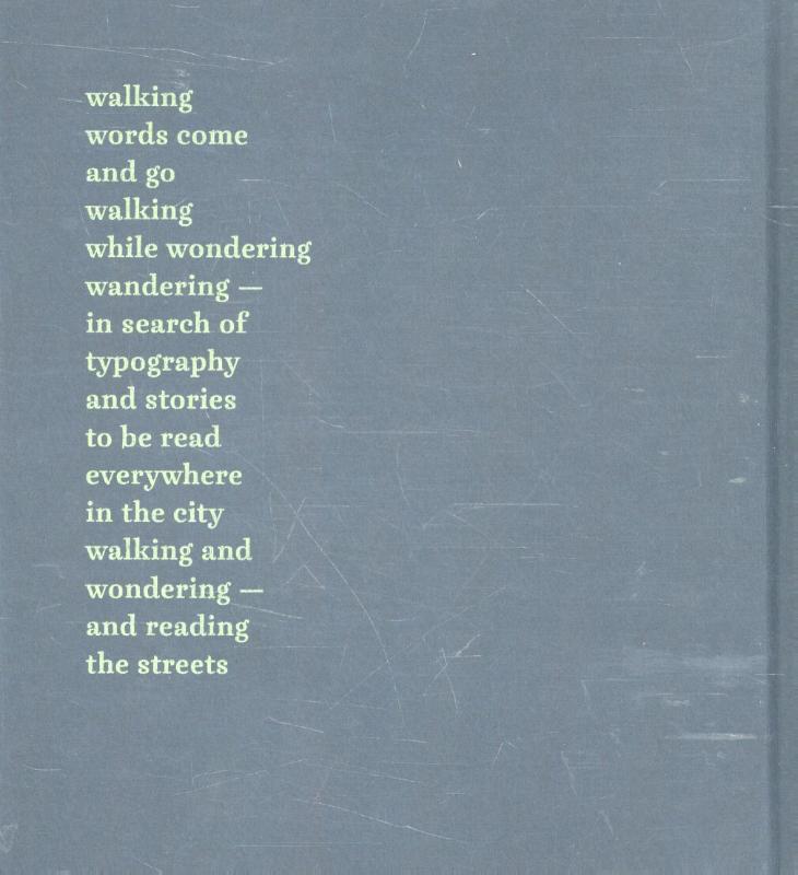 Achterkant van Reading the streets