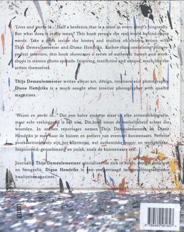 Achterkant van Artists at home\work
