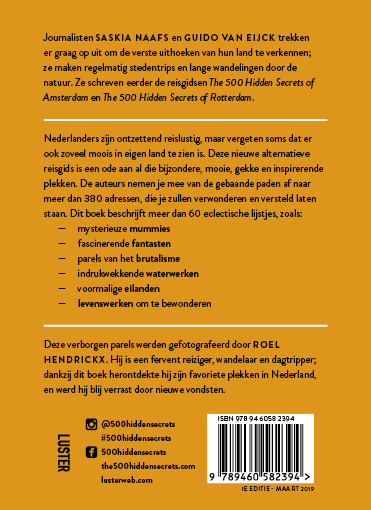 Achterkant van Hidden Nederland