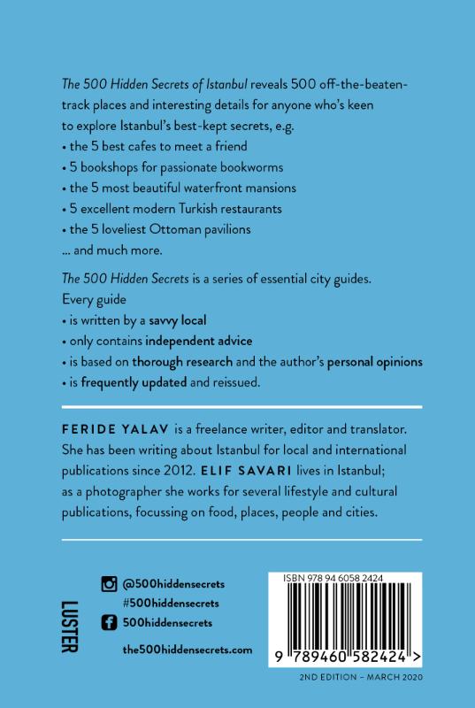 Achterkant van The 500 Hidden Secrets of Istanbul