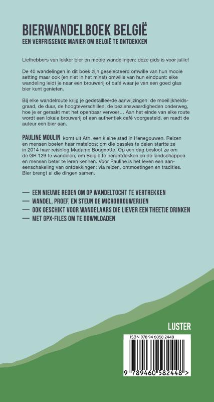 Achterkant van Bierwandelboek België