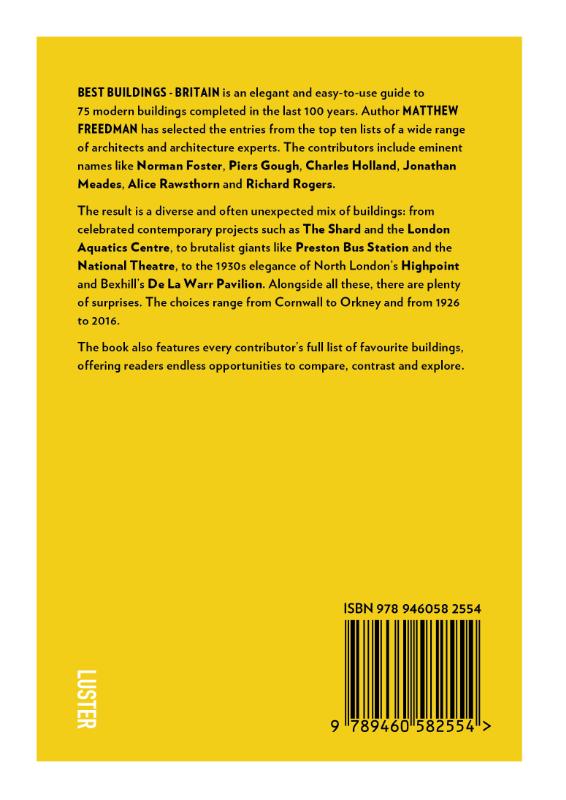 Achterkant van Best Buildings Britain