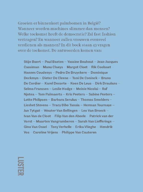 Achterkant van Waar gaan we naartoe?