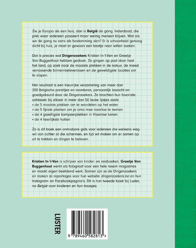 Achterkant van Het boek voor ontdekkingsreizigers in België