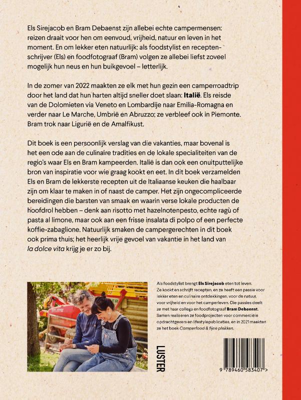 Achterkant van Camperfood & fijne plekken - Italië
