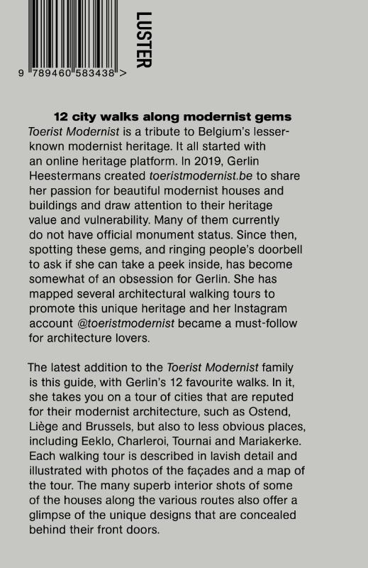 Achterkant van Toerist Modernist