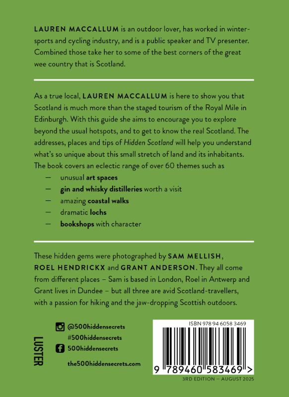 Achterkant van Hidden Scotland