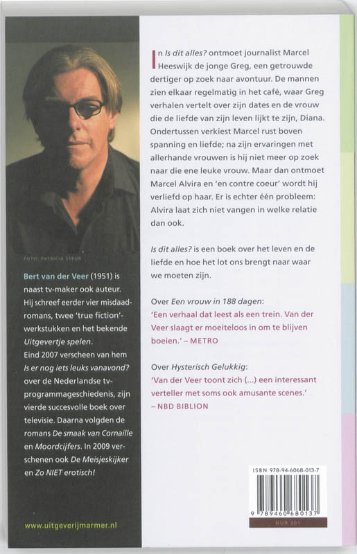 Achterkant van Is dit alles?