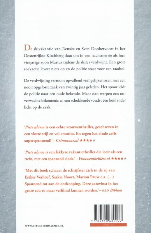 Achterkant van Piste alarm