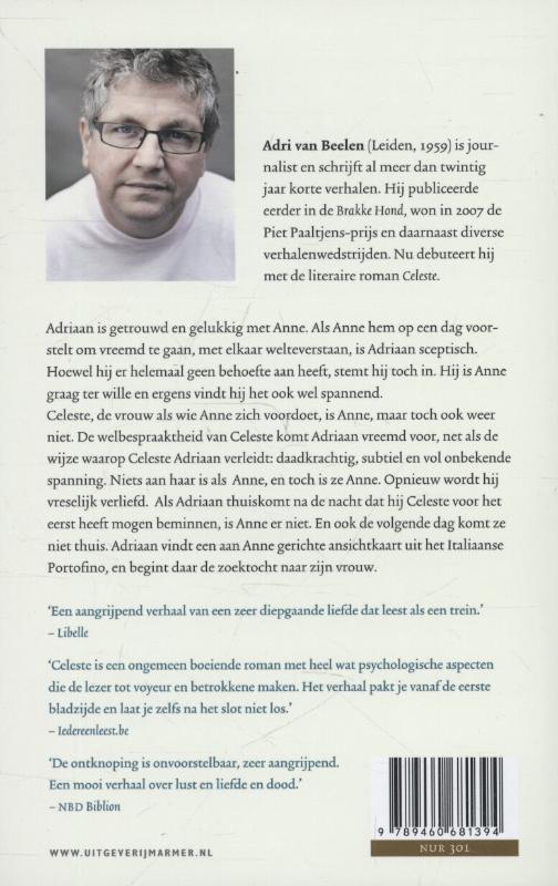 Achterkant van Celeste