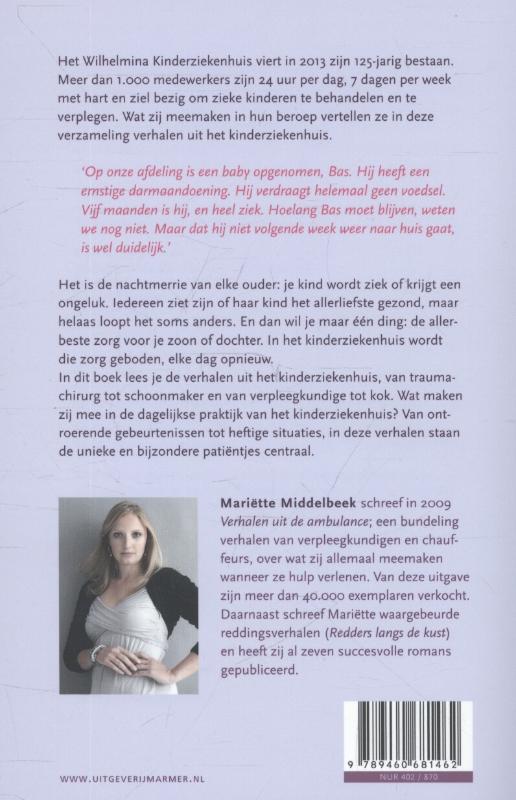 Achterkant van Verhalen uit het kinderziekenhuis