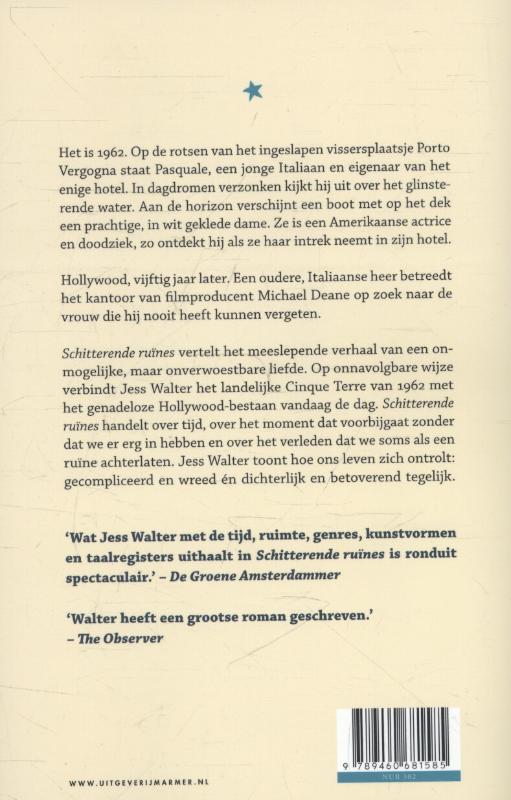 Achterkant van Schitterende ruines