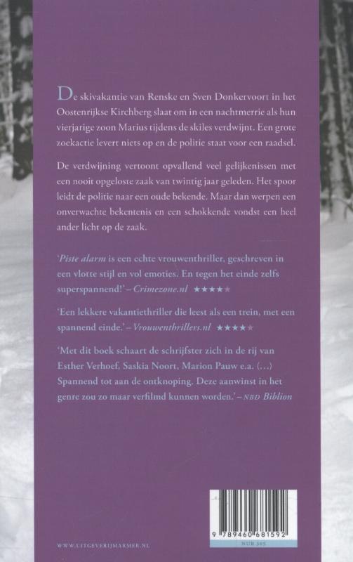 Achterkant van Piste alarm