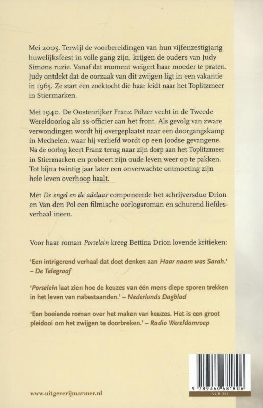 Achterkant van De engel en de adelaar
