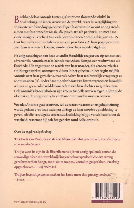 Achterkant van Een man uit de krant
