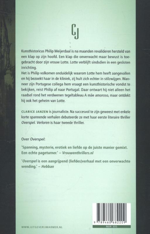 Achterkant van Verloren