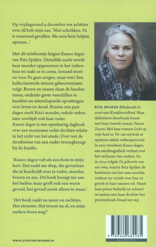 Achterkant van Rauwe dagen