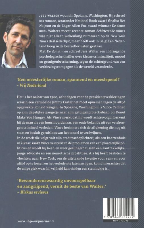 Achterkant van De donut man