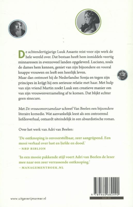 Achterkant van De vrouwenverzamelaar