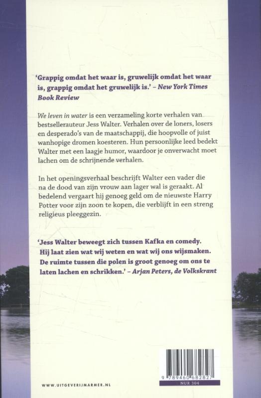 Achterkant van We leven in water