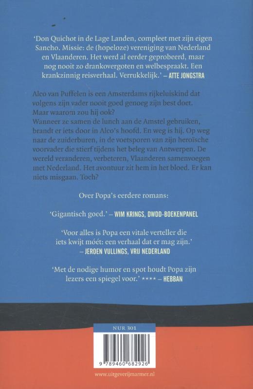 Achterkant van De verovering van Vlaanderen