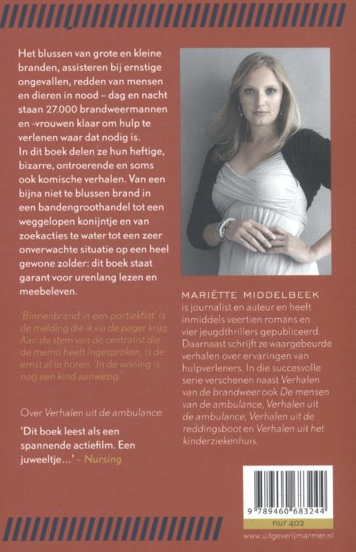 Achterkant van Verhalen van de brandweer