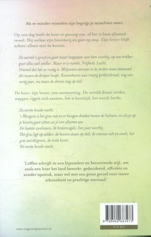 Achterkant van Land weg