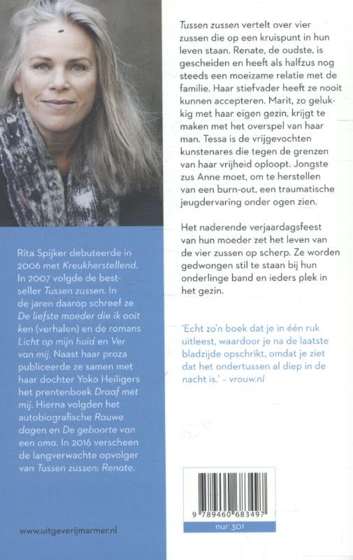 Achterkant van Tussen zussen