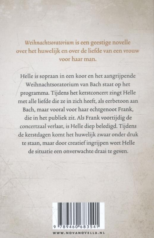 Achterkant van Weihnachtsoratorium