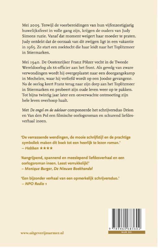 Achterkant van De engel en de adelaar