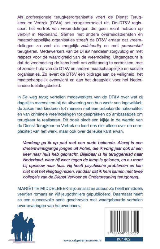 Achterkant van De weg terug