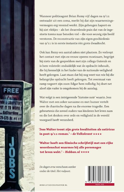Achterkant van De dagen erna