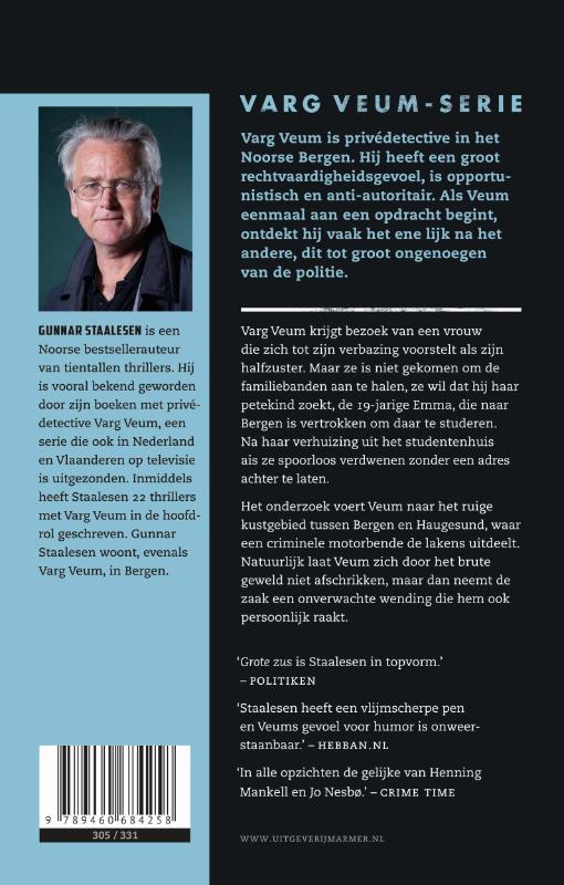 Achterkant van Grote Zus