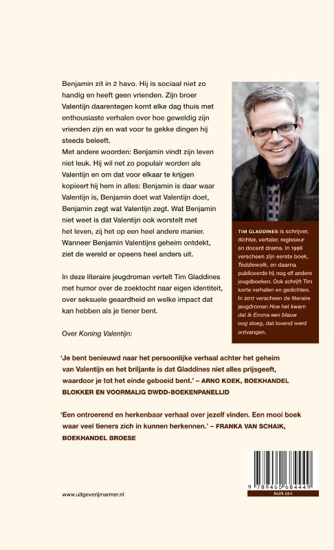 Achterkant van Koning Valentijn