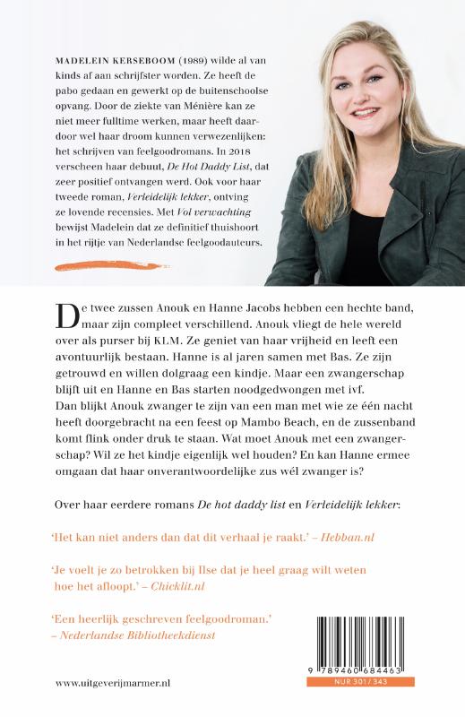 Achterkant van Vol verwachting