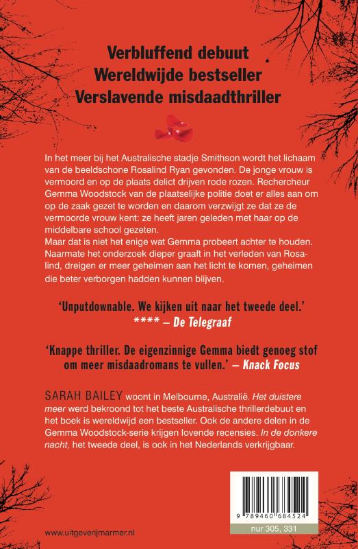 Achterkant van Het duistere meer