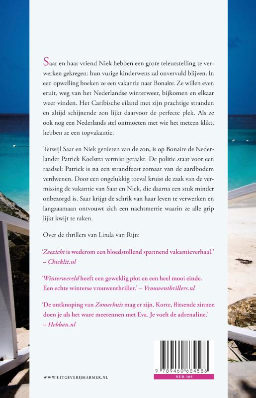 Achterkant van Bestemming Bonaire
