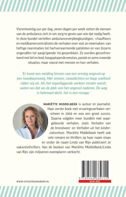 Achterkant van De verhalen van de mensen van de ambulance