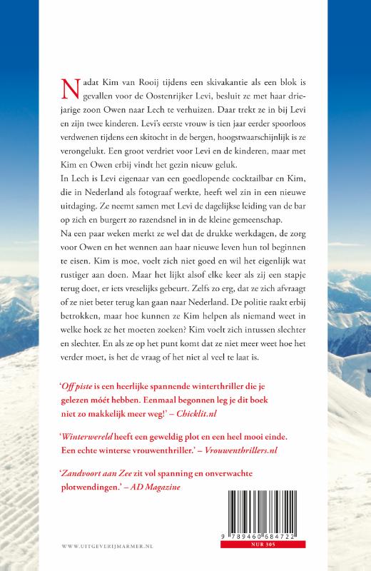 Achterkant van Sneeuwblind