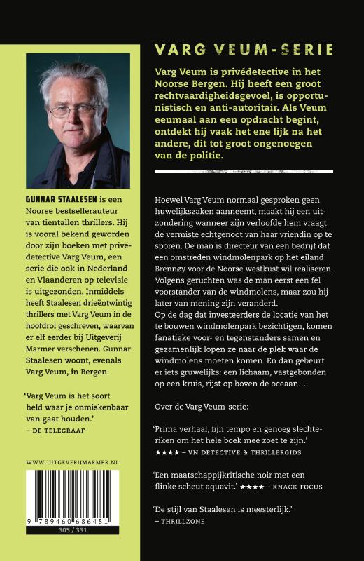 Achterkant van We zullen wind erven